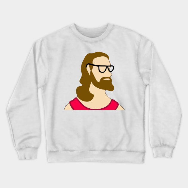 Hipster Crewneck Sweatshirt by oscargml